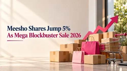 meesho share price festive sale orders q2 update Meesho Shares Jump 5% On The BSE As Mega Blockbuster Sale 2026 Opens With 75% Order Growth On A YoY Basis