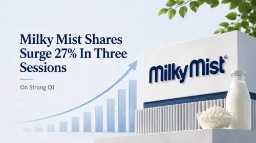 milky mist dairy food share price record high stock surges 27 percent q1 results Milky Mist Dairy Food Share Price