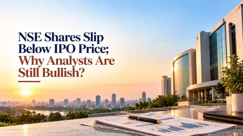 nse shares slip below ipo price analysts remain bullish NSE Shares Rise 1.45% But Stay Below IPO Price After ₹41,000 Cr Market Cap Loss: Why Analysts Still See Upside?