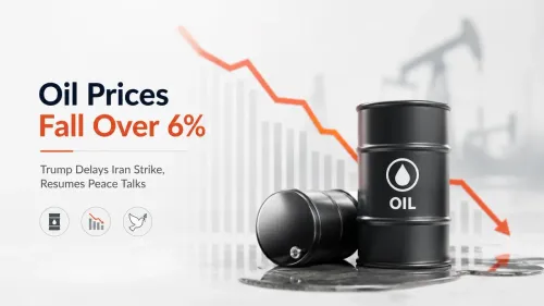 Oil Prices Fall Over 6% as Trump Delays Iran Strike, Resumes Peace Talks