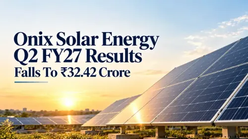 Onix Solar Energy Q2 FY27 Results: Revenue Falls To ₹32.42 Crore As Company Reports ₹1.49 Crore Net Profit