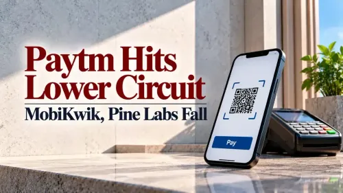 Paytm Shares Hit 10% Lower Circuit; MobiKwik, Pine Labs Fall Up To 8% On UPI MDR Delay Concerns