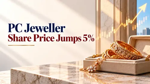 pc jeweller share price 52 week high 20 percent rally four sessions PC Jeweller Share Price Jumps 5% To Fresh 52-Week High; Stock Rallies 20% In Four Sessions