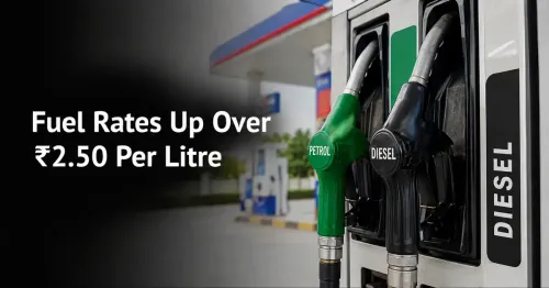 Petrol, Diesel Prices Raised Again; Fuel Rates Up Over ₹2.50 Per Litre in Fresh Hike
