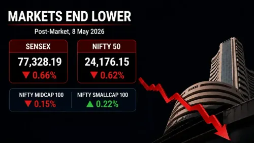 Post-Market, 8 May 2026: Sensex Slumps Over 500 Points; Nifty 50 Sheds 150 Points