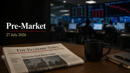 pre market 27 july 2026 sensex nifty gift nifty market outlook today Pre-Market 27 July 2026: Sensex Ends The Week Down 0.43%; Fed Meeting, Crude Oil, And GIFT Nifty In Focus This Week