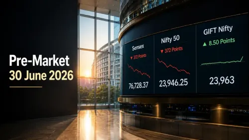 Pre-Market 30 June: Sensex Drops 372 Points, Brent Climbs Above $73; Key Market Triggers For Tuesday