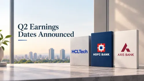 q2 results fy 2026 27 hcltech hdfc bank axis bank infosys dates Q2 Results FY 2026-27: HCLTech, HDFC Bank And Axis Bank Set Dates As Investors Turn To Earnings