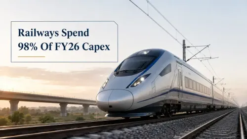 Railways Spend 98% Of FY26 Capex By February; Can Boost Rail Infra Stocks