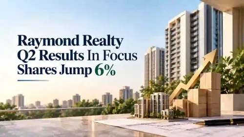 raymond realty q2 fy27 pre sales jump 98 percent 902 crore Raymond Realty Q2 FY 2026-27 Results in Focus as Shares Jump 6% as Pre-Sales Nearly Double to ₹902 Crore Without New Launches