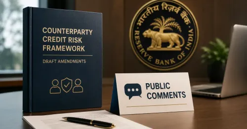 RBI Seeks Public Comments On Draft Amendments To Counterparty Credit Risk Framework