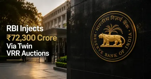 RBI Infuses ₹72,300 Crore Into Banking System Via VRR Auctions As Liquidity Surplus Narrows