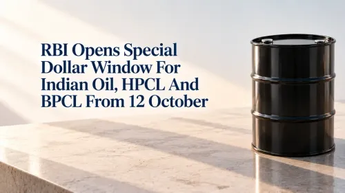 RBI Opens Special Dollar Window For Indian Oil, HPCL And BPCL From 12 October As Rupee Pressure Keeps Oil Stocks In Focus