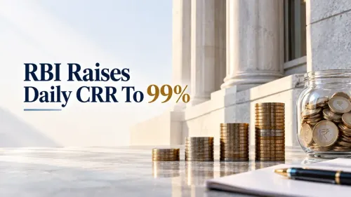 rbi raises daily crr requirement to 99 percent from 16 october RBI Raises Banks’ Minimum Daily CRR Maintenance To 99%