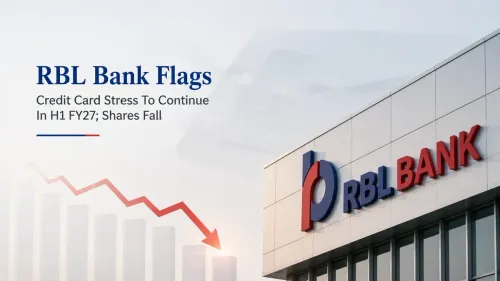 RBL Bank Flags Credit Card Stress To Continue In H1 FY27; Shares Fall