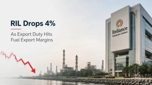 RIL Drops 4% As Export Duty Hits Fuel Export Margins