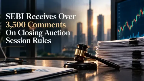 SEBI Receives Over 3,500 Comments On Closing Auction Session Rules
