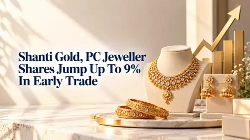 Shanti Gold, PC Jeweller Shares Jump Up To 9% In Early Trade As Gold ETF FoF Subscription Curbs Put Jewellery Demand In Focus