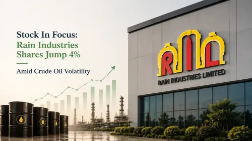 Stock In Focus Rain Industries Shares Jump 4% Amid Crude Oil Volatility Stock In Focus: Rain Industries Shares Jump 4% Amid Crude Oil Volatility