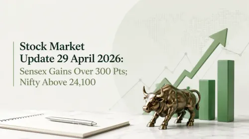 Stock Market Update 29 April 2026: Sensex Gains Over 300 Pts; Nifty Above 24,100 