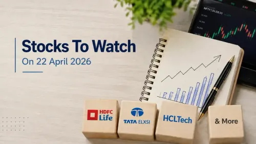 Stocks To Watch On 22 April 2026: HDFC Life Insurance Company, Tata Elxsi, HCL Tech & More