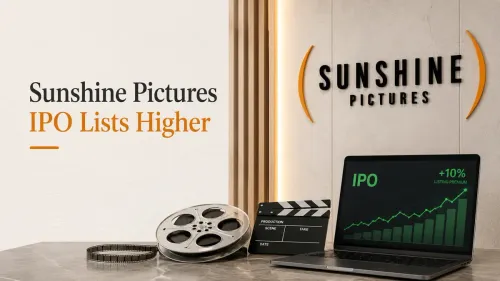 sunshine pictures ipo listing stock lists at 10 percent premium over issue price Sunshine Pictures IPO Listing
