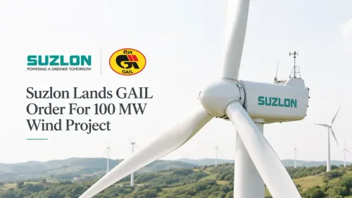 Suzlon Lands GAIL Order For 100 MW Wind Project