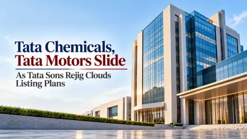 Tata Chemicals, Tata Motors PV Slide As Tata Sons Rejig Clouds Listing Plans