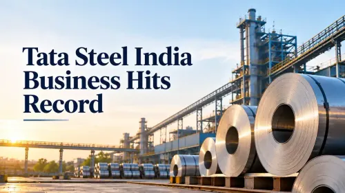 tata steel india business record volumes production 6.21 mt q2 fy27 Tata Steel India Business Hits Record Volumes