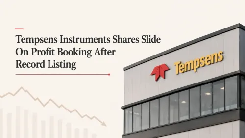 tempsens instruments shares slide profit booking listing Tempsens Instruments Shares Slide