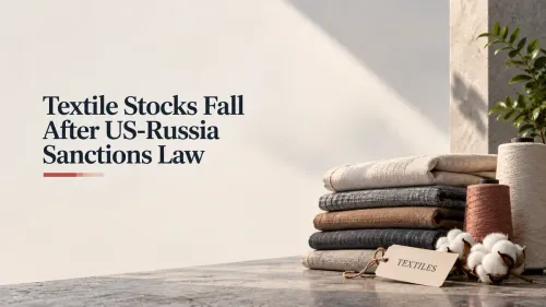 Textile Stocks Fall On Trump Tariff News After US Signs Russia Sanctions Law 