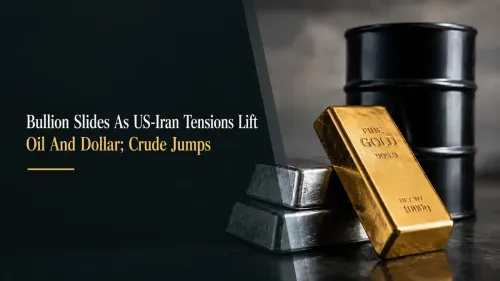 Gold and Silver Price Today: Bullion Slides as US-Iran Tensions Lift Oil, Dollar; Crude Oil Jumps | Kotak Neo Commodity Watch