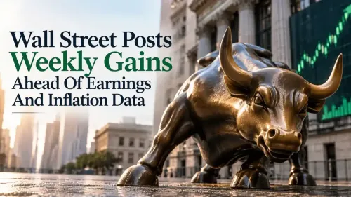 Wall Street Posts Weekly Gains Ahead of Earnings and Inflation Data