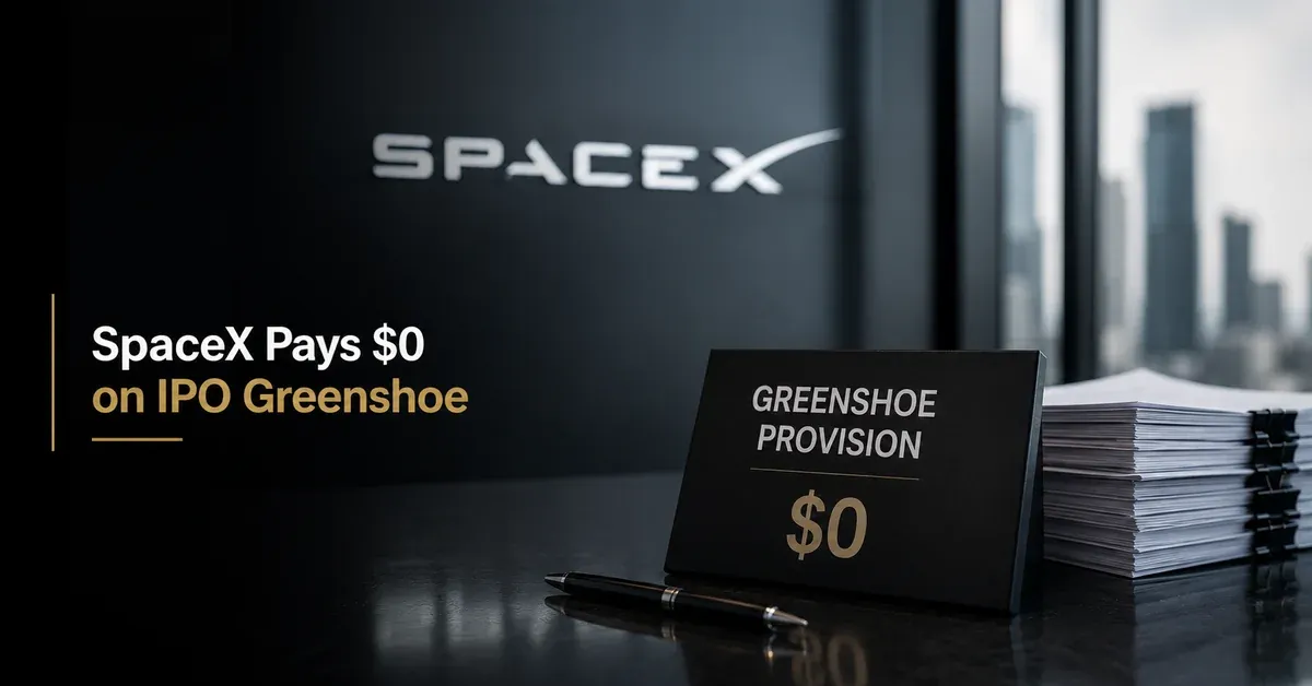 spacex-pays-zero-fees-on-ipo-greenshoe-option