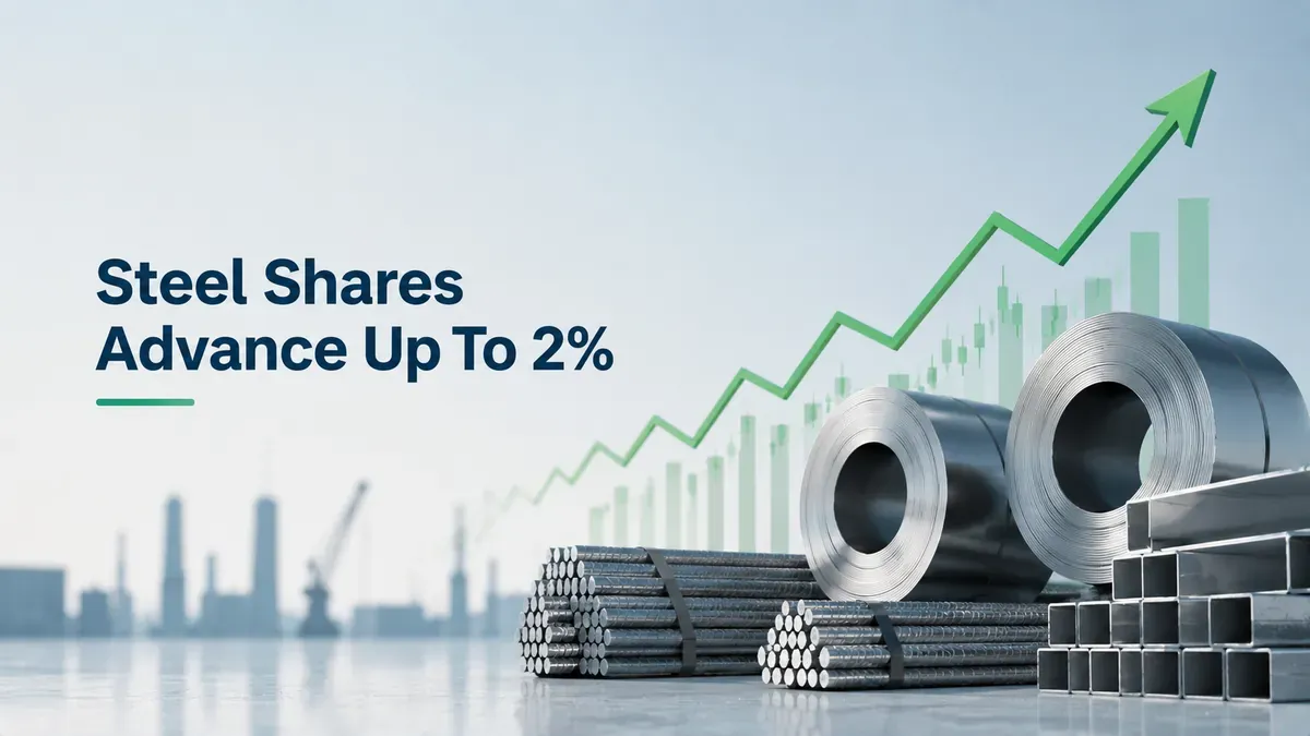 Steel Shares Advance Up To 2% As Demand, Price Cues Lift Sector