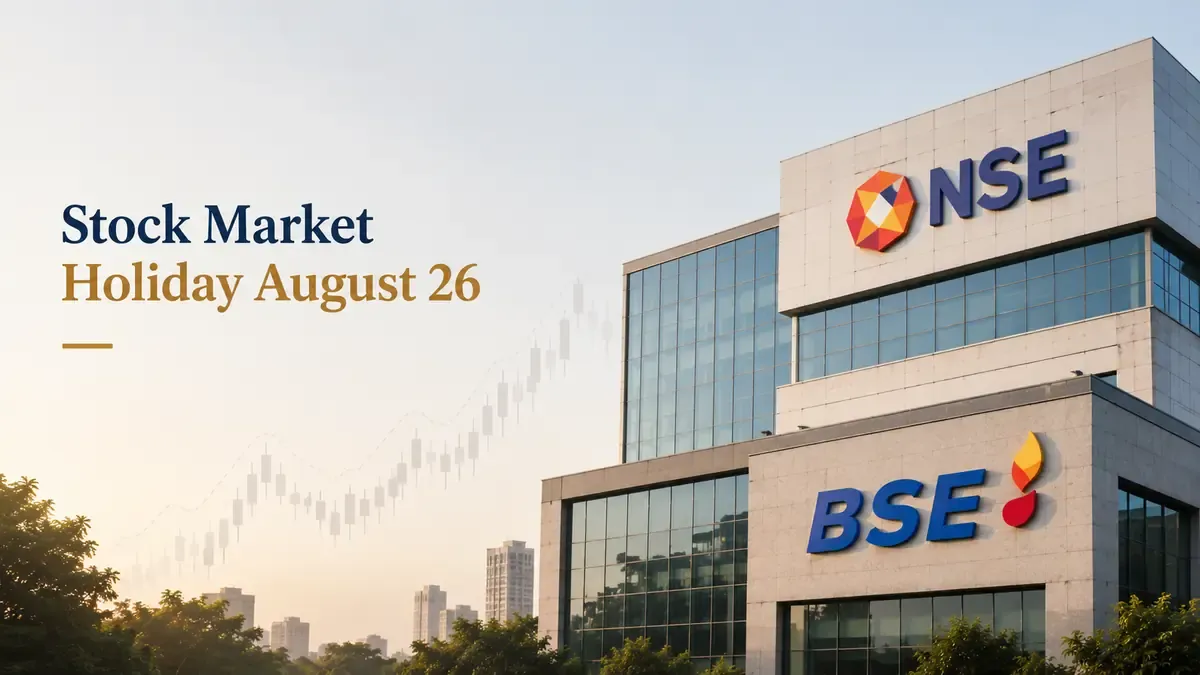 stock market holiday august 26 nse bse to trade on eid e milad settlement services closed Stock Market Holiday August 26