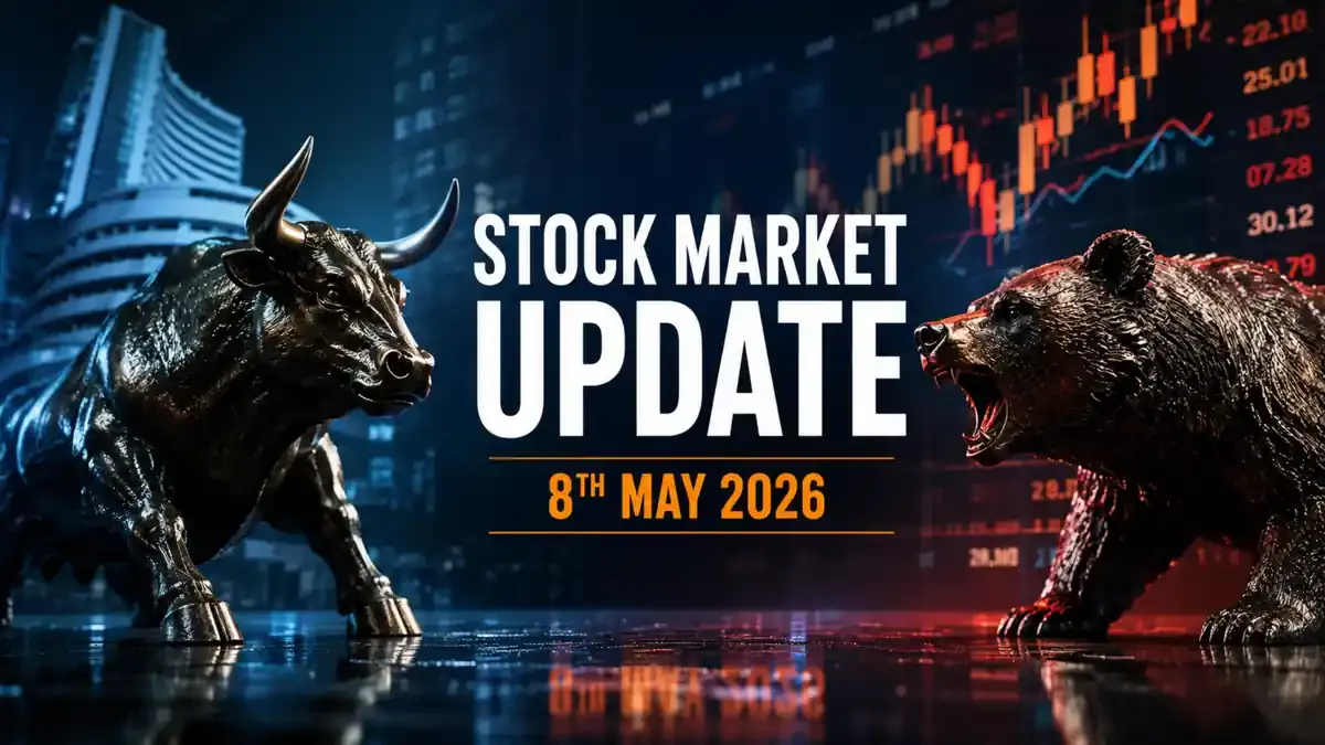 stock-market-update-sensex-nifty-trade-lower-8may-2026 stock-market-update-sensex