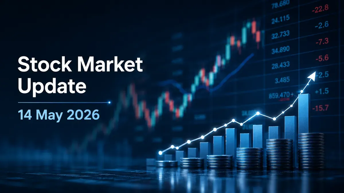 Stock Market Update 14 May 2026: Sensex Gains Over 350 Pts; Nifty 50 Above 23,500