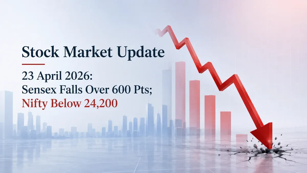 stock-market-update-open-lower-sensex-nifty-23april-2026 stock-market-update-open-lower