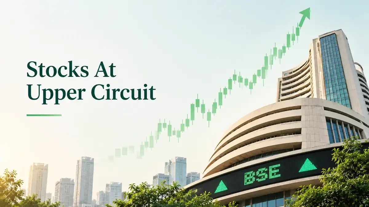 Stocks At Upper Circuit: Cyber Media, SV Global Mill, Pentagon Rubber, AKI India Rise 20% 