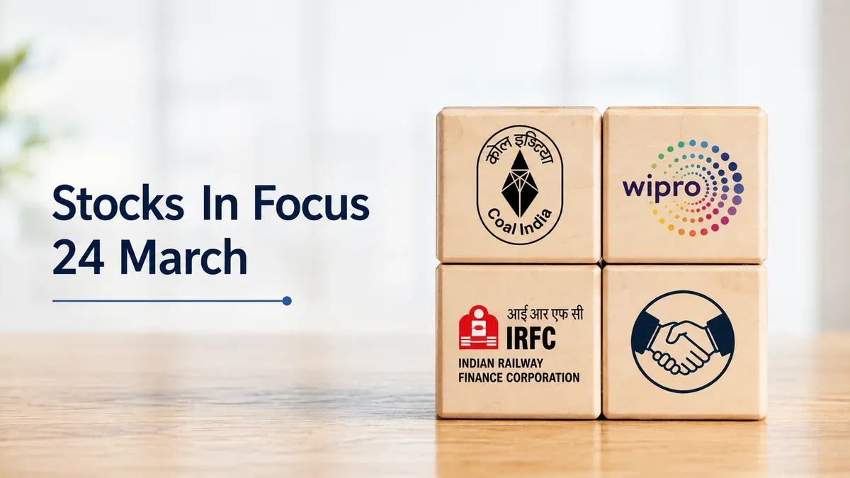 Stocks In Focus 24 March: Coal India Divestment, Wipro Expansion, IRFC Deal And More