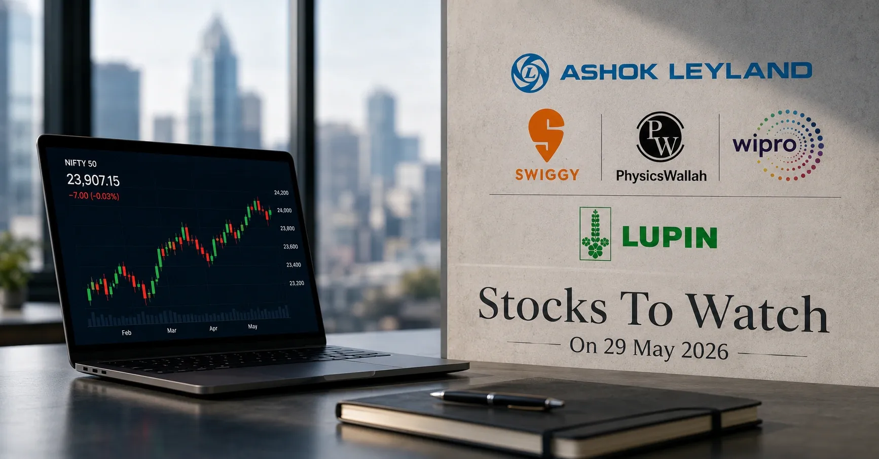 stocks-to-watch-29-may-2026-ashok-leyland-swiggy-wipro-lupin stocks-to-watch-29-may-2026
