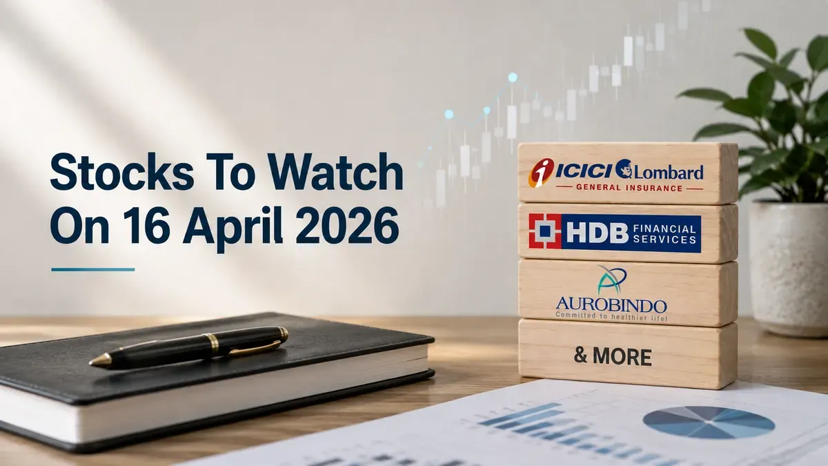 Stocks To Watch On 16 April 2026: ICICI Lombard, HDB Financial, Aurobindo Pharma Ltd & More