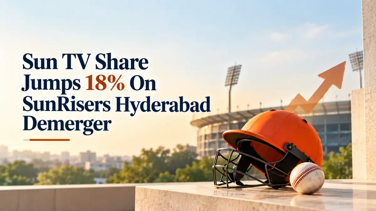 Sun TV Share Price Jumps 18% On Potential SunRisers Hyderabad Demerger Reports