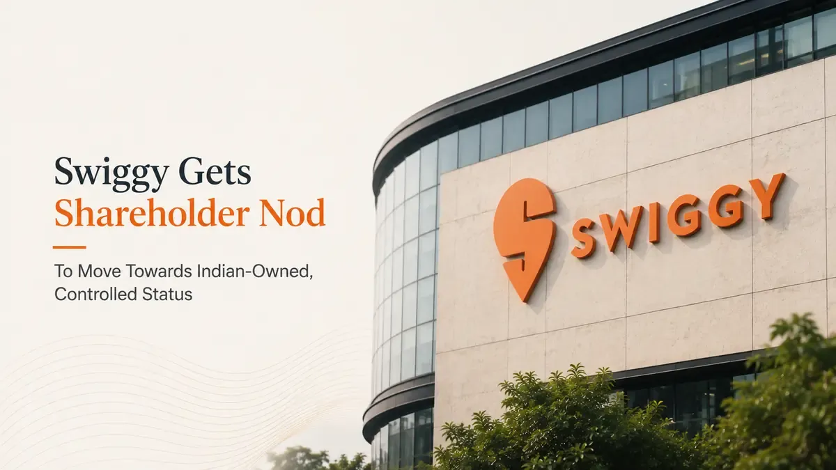 swiggy foreign ownership cap 49 5 iocc status Swiggy Gets Shareholder Nod To Move Towards