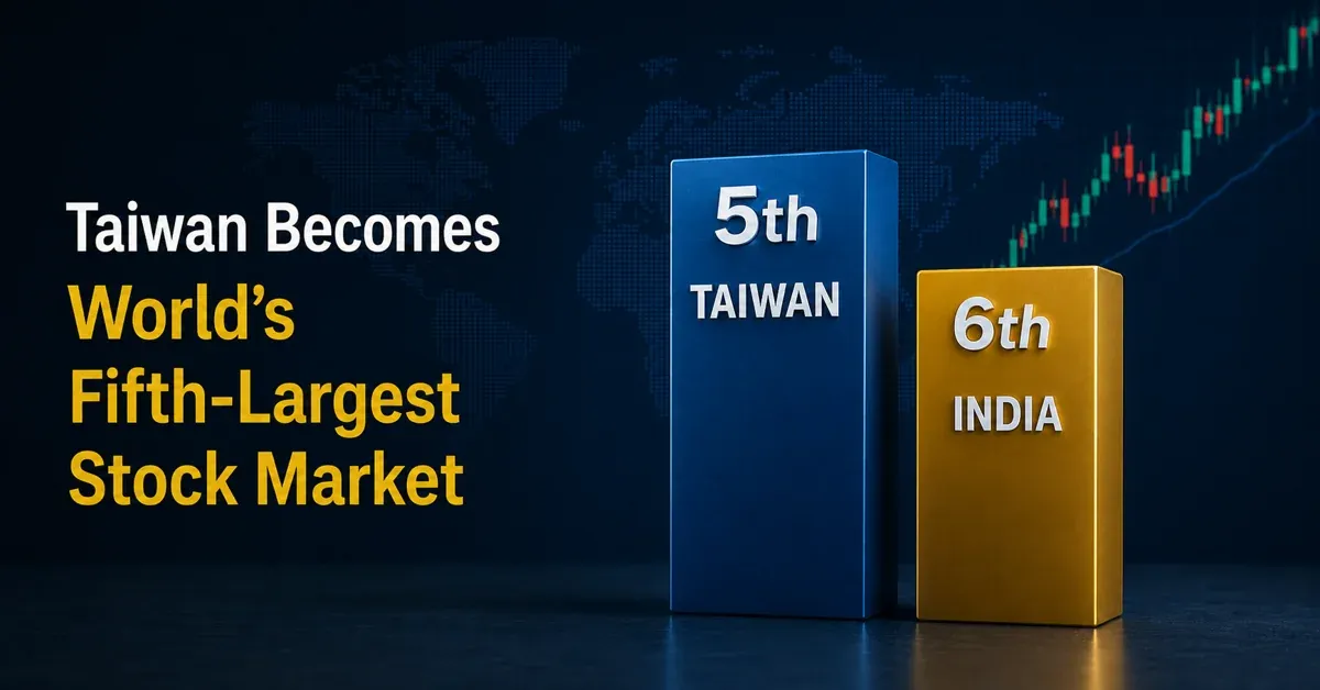 taiwan-overtakes-india-fifth-largest-stock-market-tsmc-ai-rally-2026 taiwan-overtakes-india-fifth-largest-stock-market-tsmc