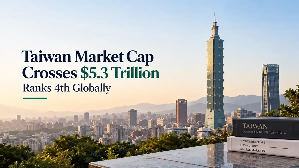 taiwan market cap crosses 5 3 trillion and ranks fourth Taiwan Market Cap Crosses $5.3 Trillion