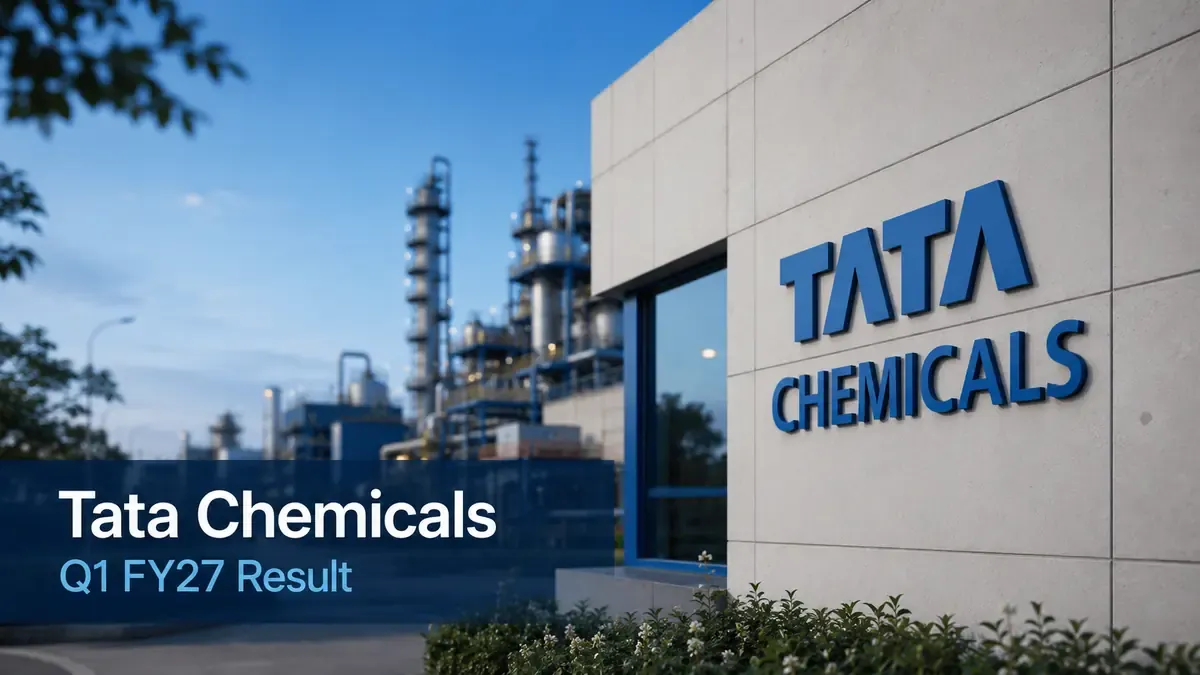 Tata Chemicals Q1 FY27 Result: Net Loss At ₹17 Crore Despite 14% Revenue Growth