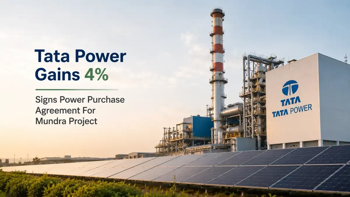 Tata Power Gains 4% On Signing Power Purchase Agreement For Mundra Project