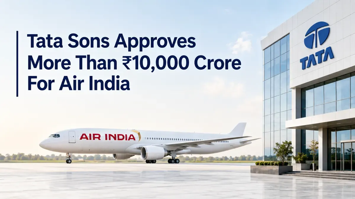 tata sons 10000 crore air india funding Tata Sons Approves More Than ₹10,000 Crore For Air India, But Funding Comes With Conditions